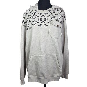 Vans Geometric Men's Oatmeal Color Hoodie Size XL